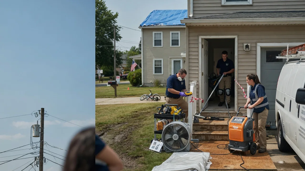 Water Damage Repair in Chambersville, PA near me